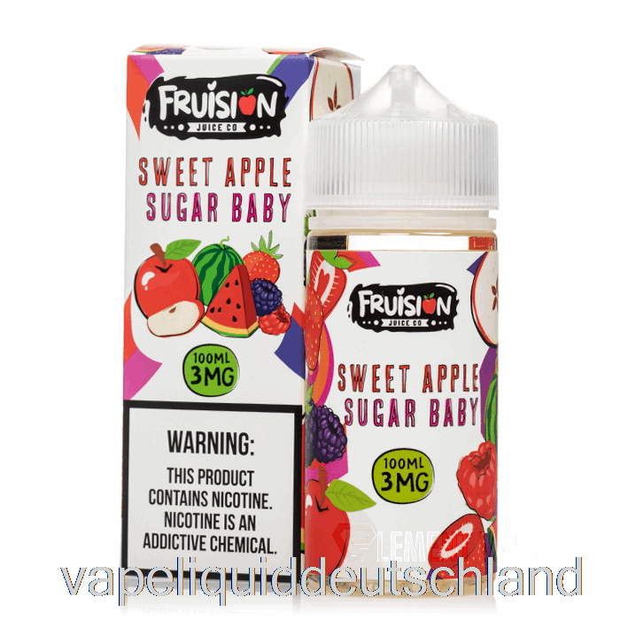 Sweet Apple Sugar Baby – Fruision Juice Co – 100 Ml, 6 Mg, Vape Deutschland